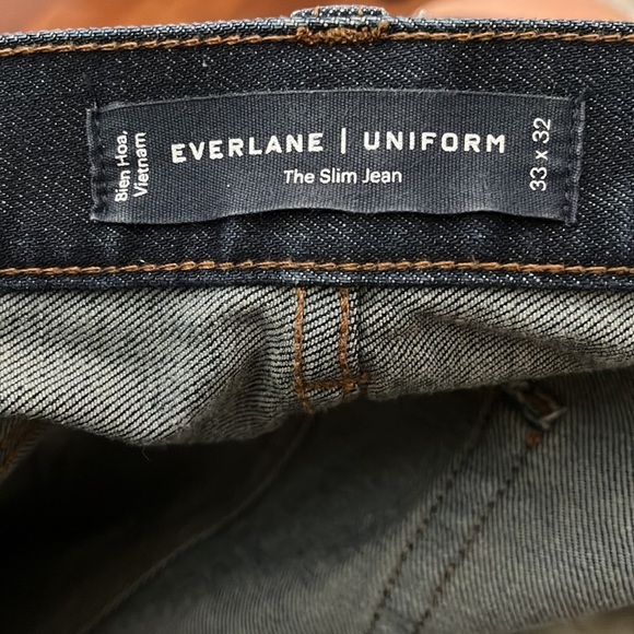 Everlane Uniform Mens The Slim jean Size 33X32 - Picture 11 of 12